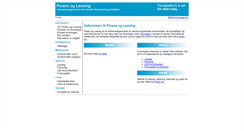 Desktop Screenshot of finansogleasing.dk